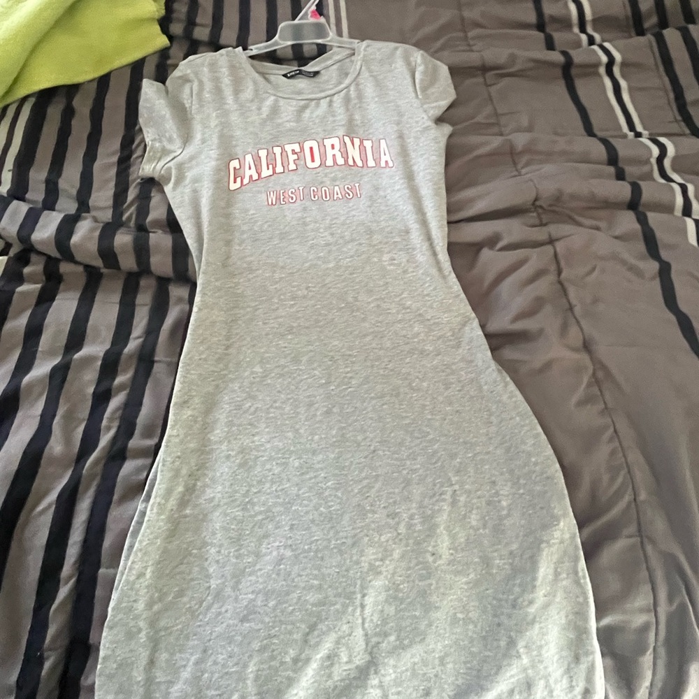 Grey mini dress